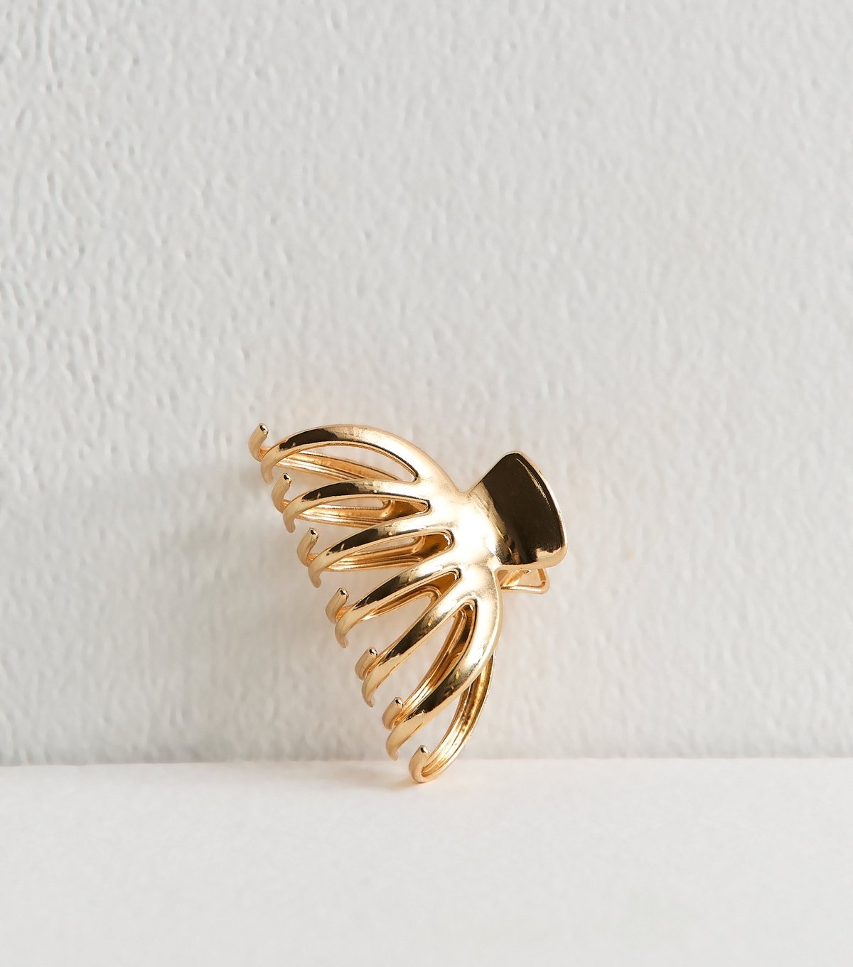 New Look Gold Tone Wide Metal Hair Claw Clip New Look - 2