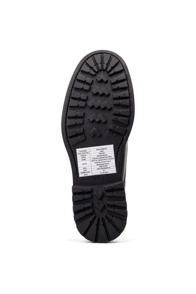 Base London Base London Men's Locke Lace Up Shoe in Black - 3