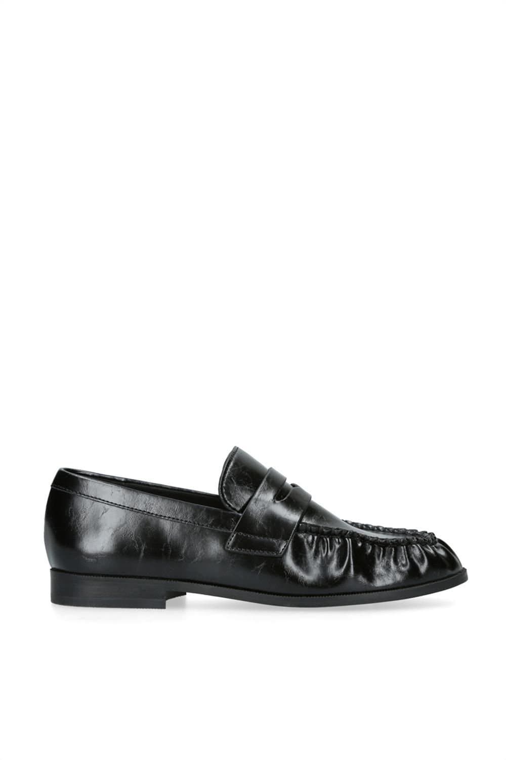 Steve Madden Steve Madden Black Synthetic Loafer Flats
