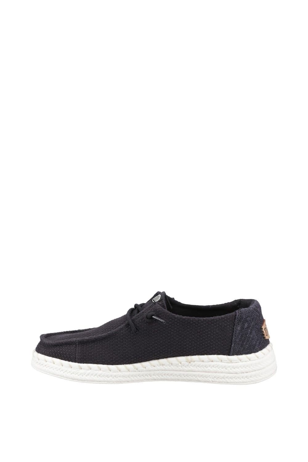Hey Dude Hey Dude Women's Wendy Espadrille Woven Shoes in Black - 4