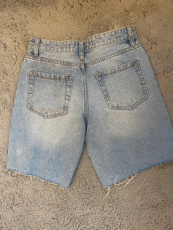 Bershka Bershka rhinestone denim shorts