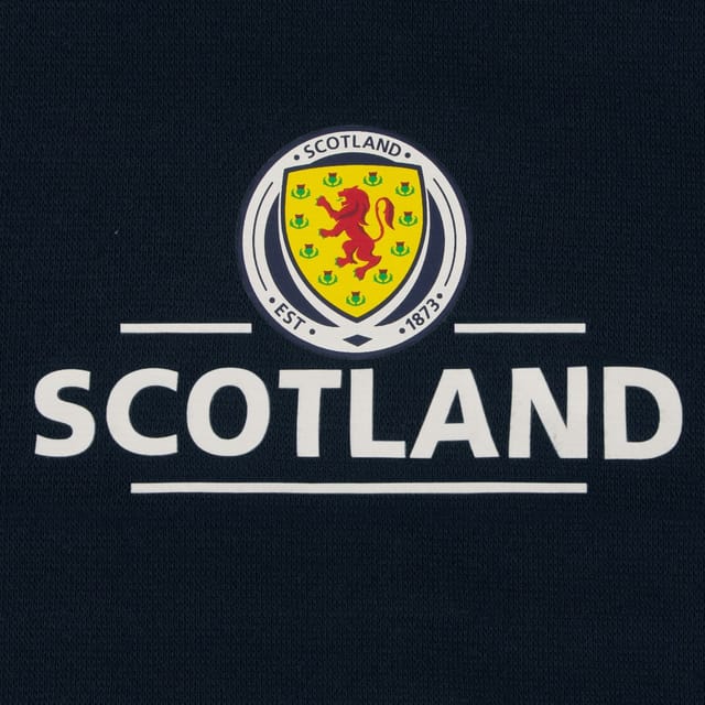 Scottish FA Scottish FA Men's Adults Zip Hoodie in Navy - 2