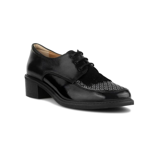Embassy London Embassy London Women's Retro Tone - Black & Grey Diamond - 3