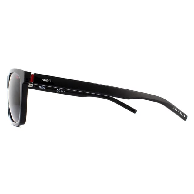 HUGO HUGO Men's Rectangle Black Grey Sunglasses - 3