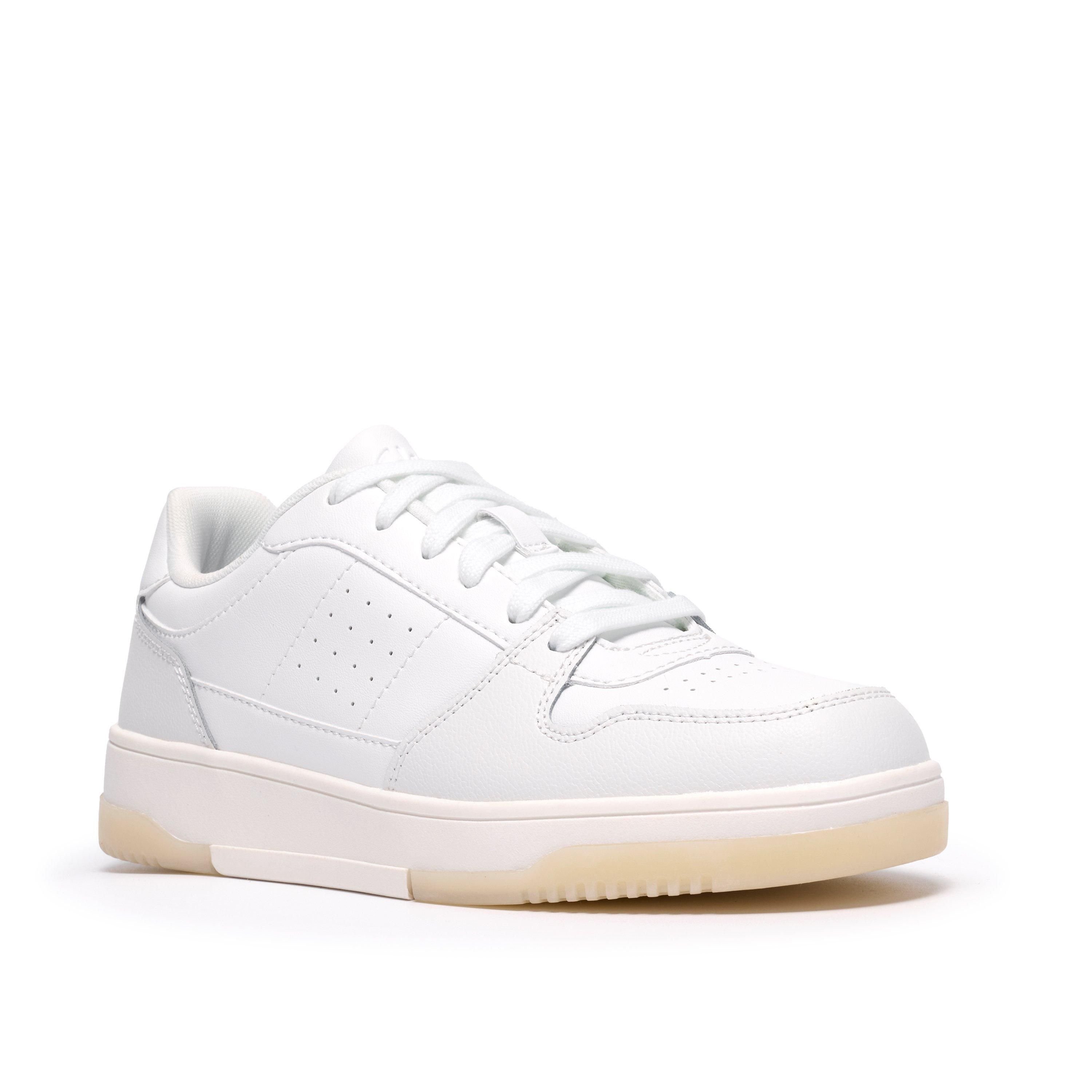 Clarks Clarks Women's Christly Court White Trainers - 4