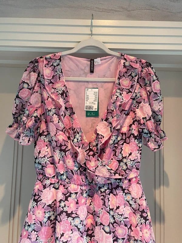 H&M H & M Floral Print Dress - Size 12 - 1