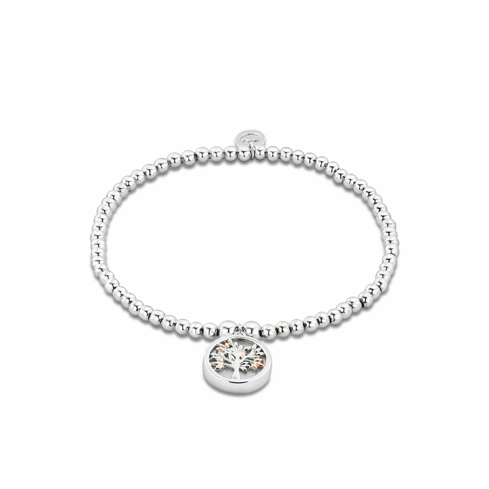 Clogau Clogau Women's Tree of Life Sterling Silver Affinity Bracelet with Mother of Pearl in Metallics
