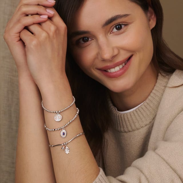 Clogau Clogau Women's Tree of Life Sterling Silver Affinity Bracelet with Mother of Pearl in Metallics - 2