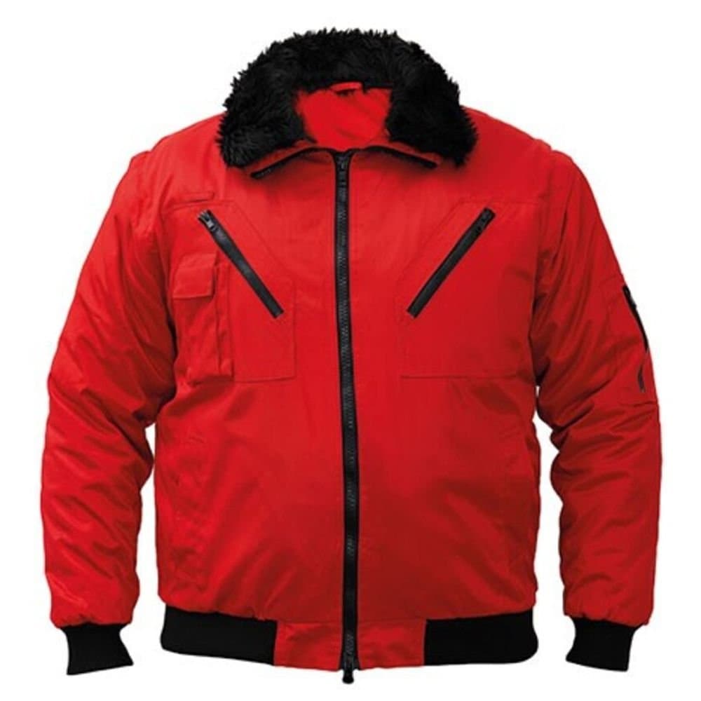 Korntex Korntex Men's Oslo Robust 4 in 1 Pilot Jacket in Red