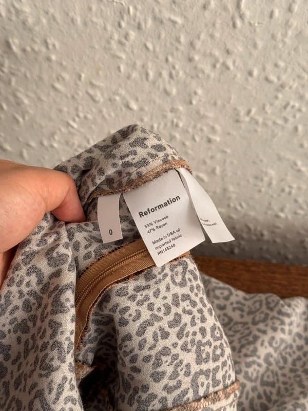 Reformation Women's Reformation Leopard Print Open Back Maxi Dress - Size UK 4 (RRP£248)
