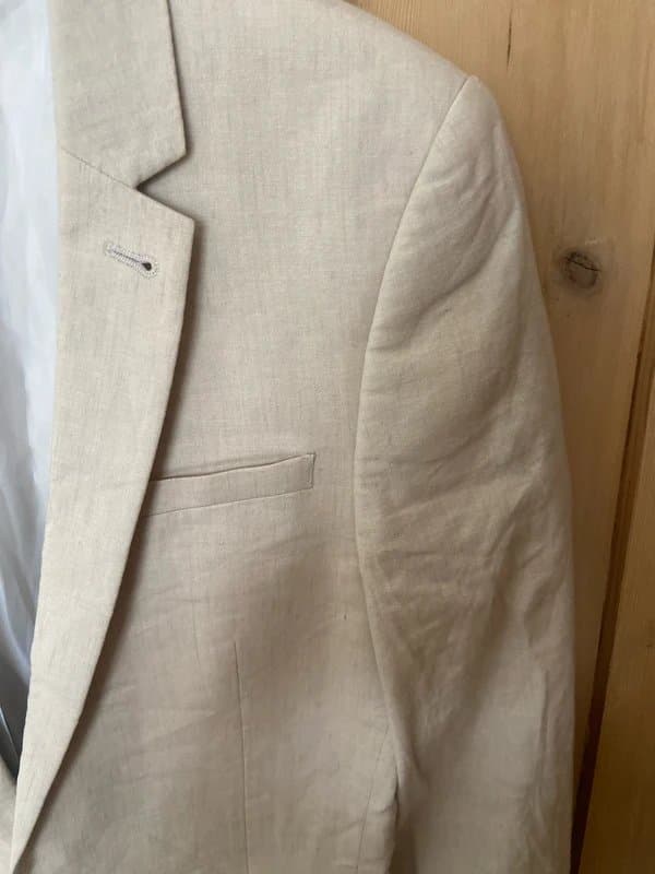 ASOS Asos Mens cream linen Jacket size 34