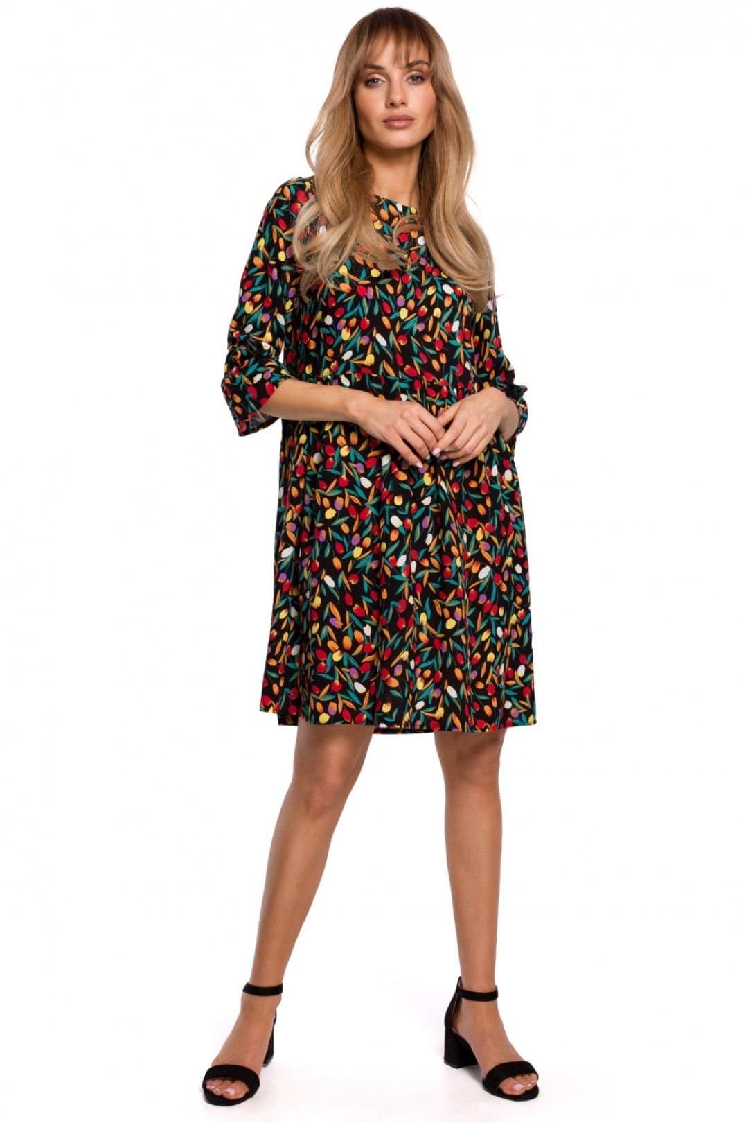 Love Lace Love Lace Women's Classic Summer Dress with Elastic Frill Sleeves Style 144458