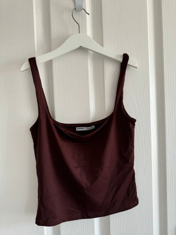 Bershka brown bershka tank
