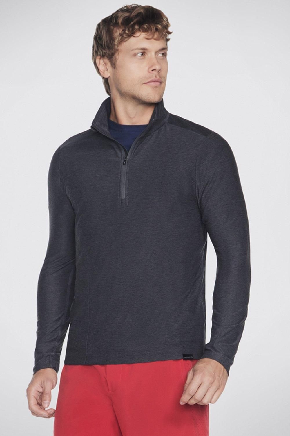 Skechers Skechers Men's Godri All Day 1/4 Zip Bold Black - 3