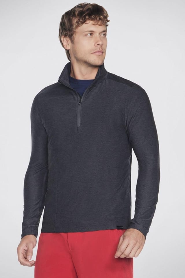 Skechers Skechers Men's Godri All Day 1/4 Zip Bold Black - 3