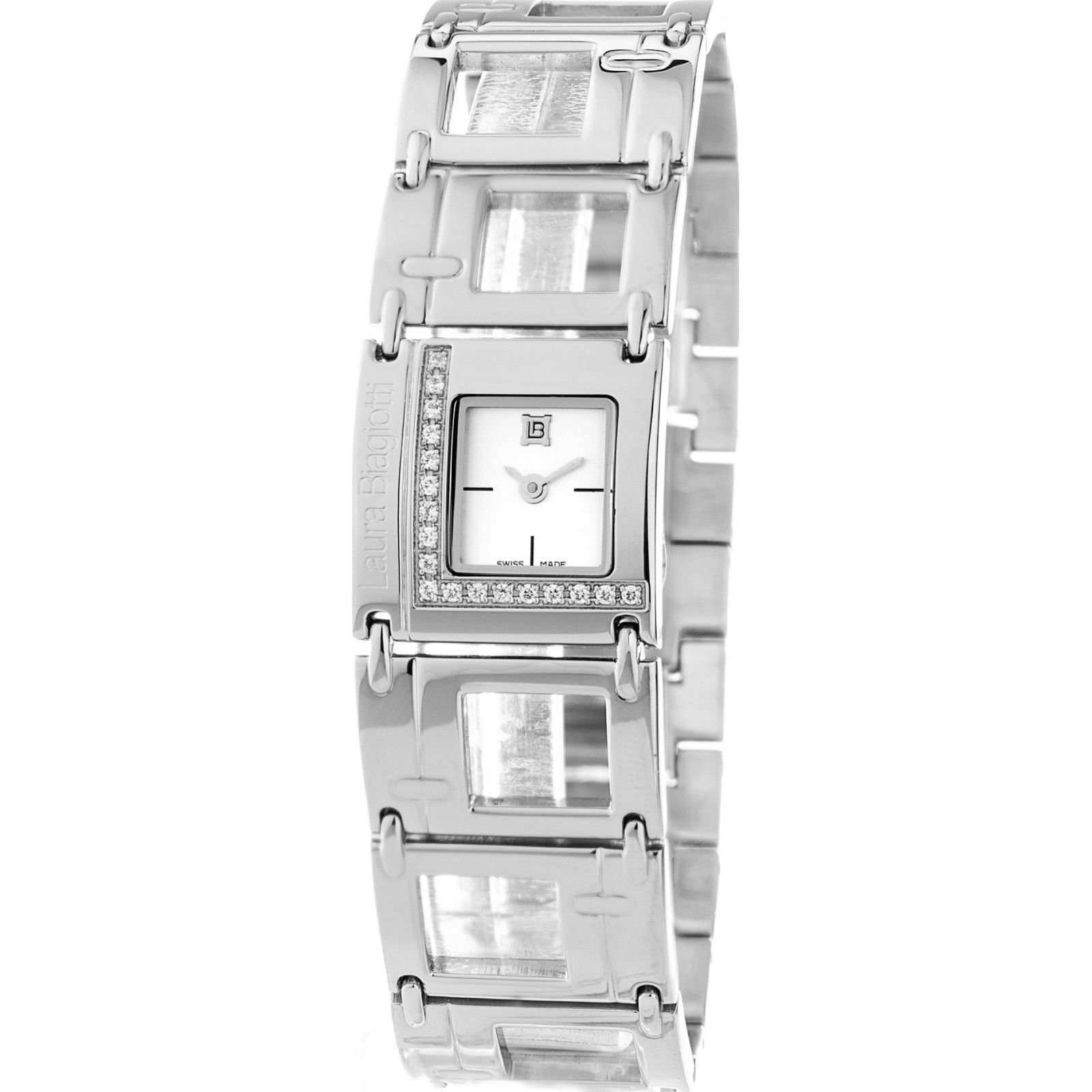 Laura Biagiotti Laura Biagiotti Women's LB0006S-01Z 21mm Quartz Watch in Silver