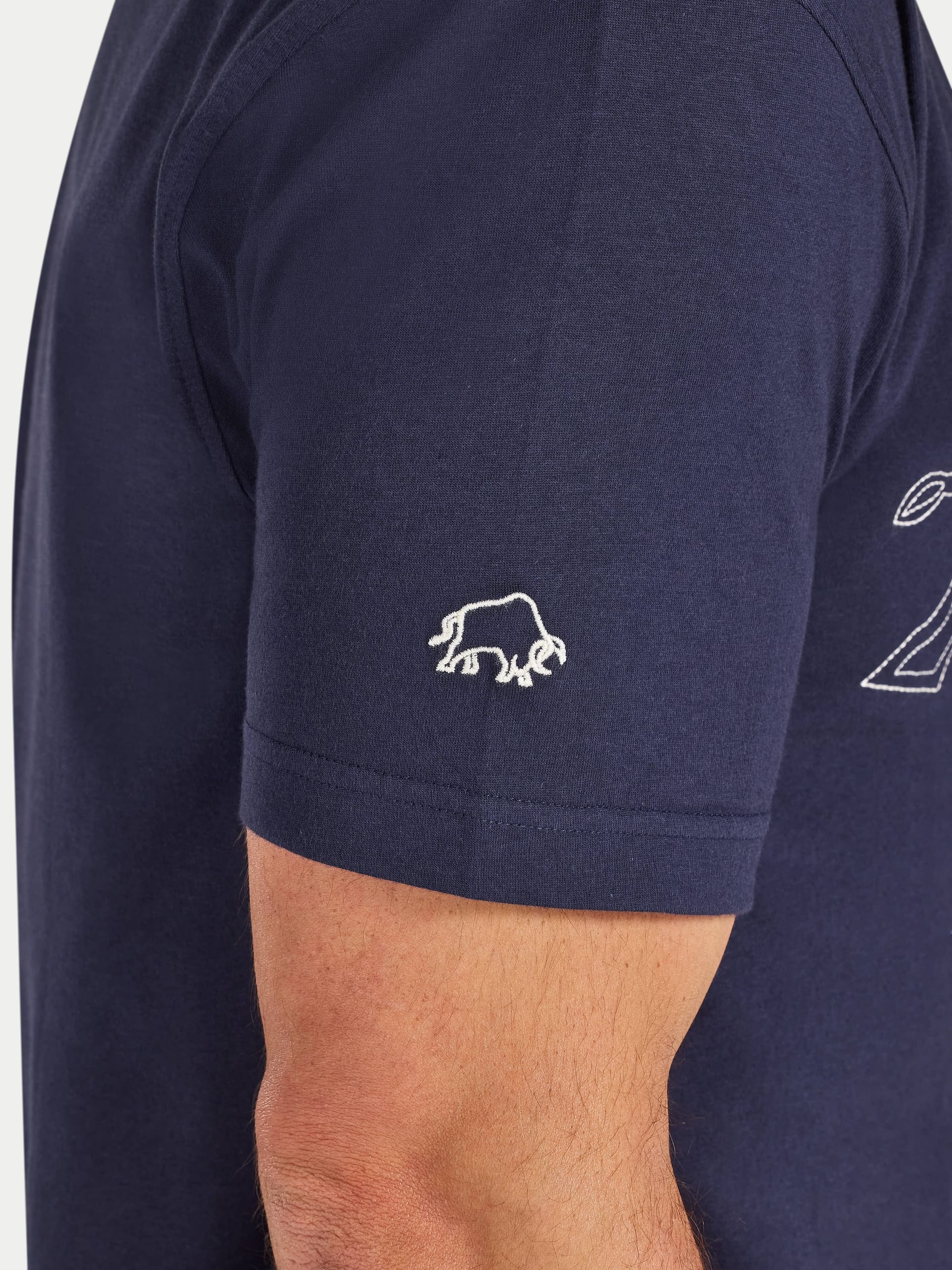 raging bull Raging Bull Men's Slash Bull T-Shirt in Navy - 4