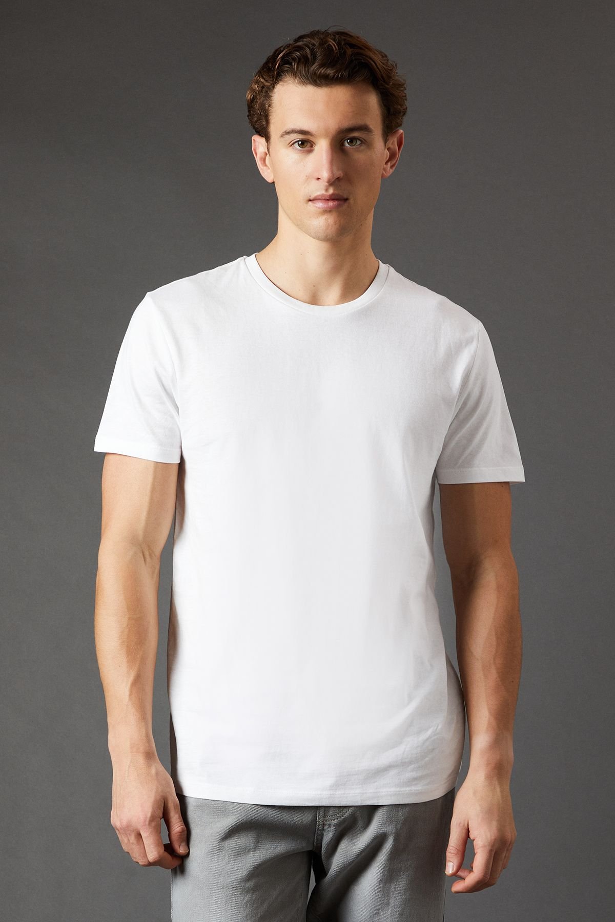 Burton Burton Men's White 3 Pack Crew Neck T-Shirt - 2