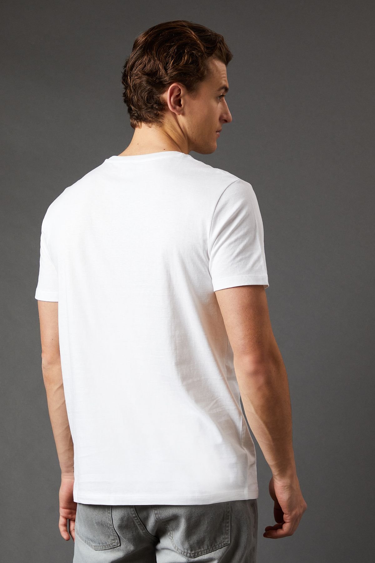 Burton Burton Men's White 3 Pack Crew Neck T-Shirt - 3