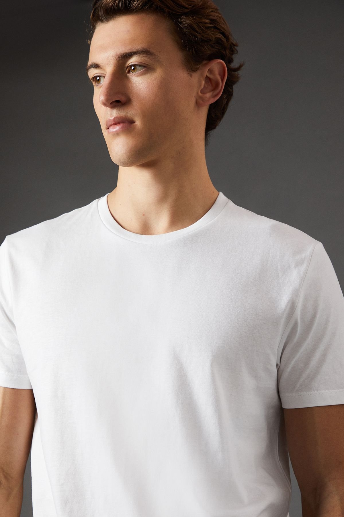 Burton Burton Men's White 3 Pack Crew Neck T-Shirt - 4