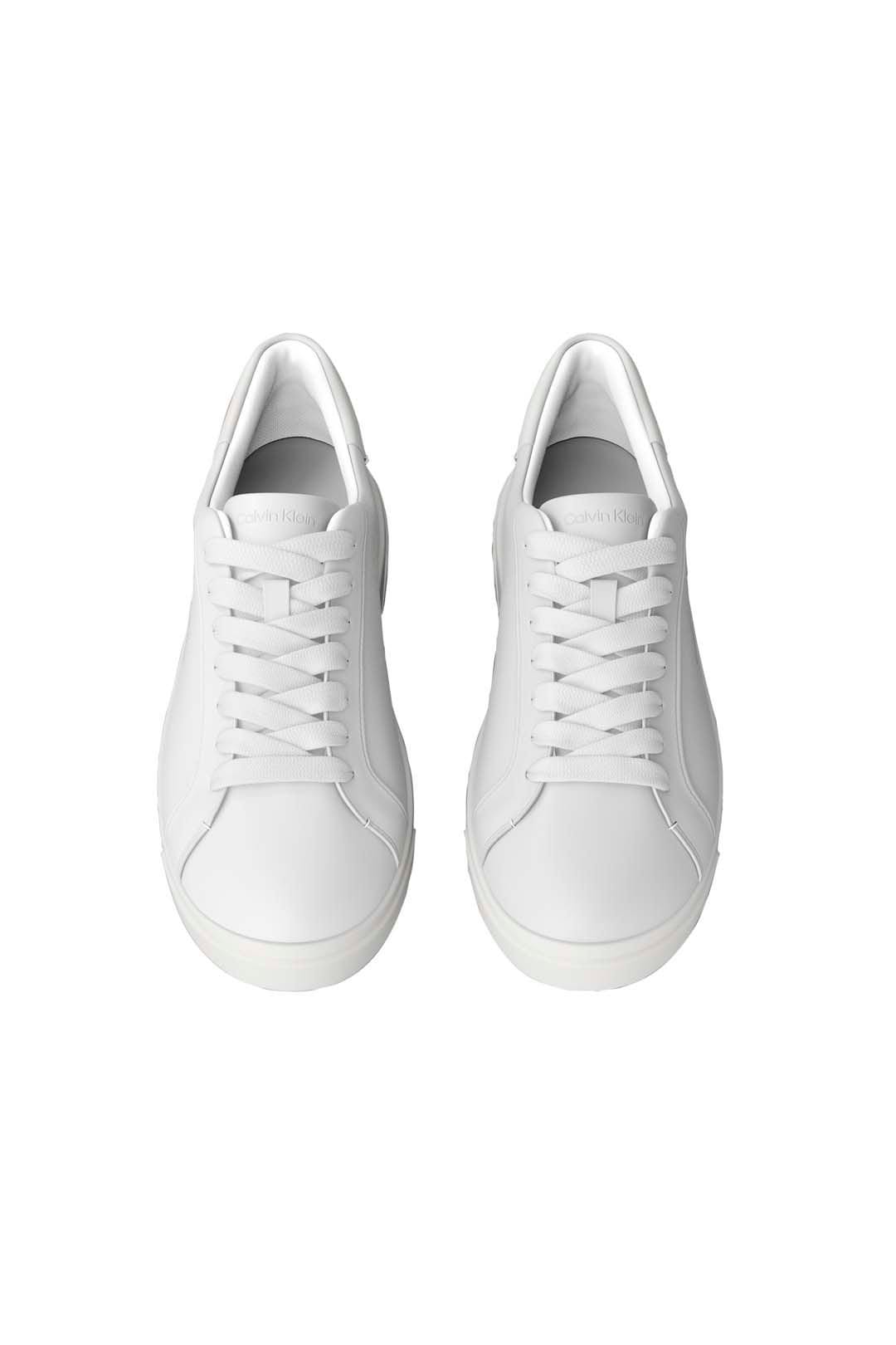 Calvin Klein Calvin Klein Women's Low Profile Cupsole Leather Triple Bright White - 4