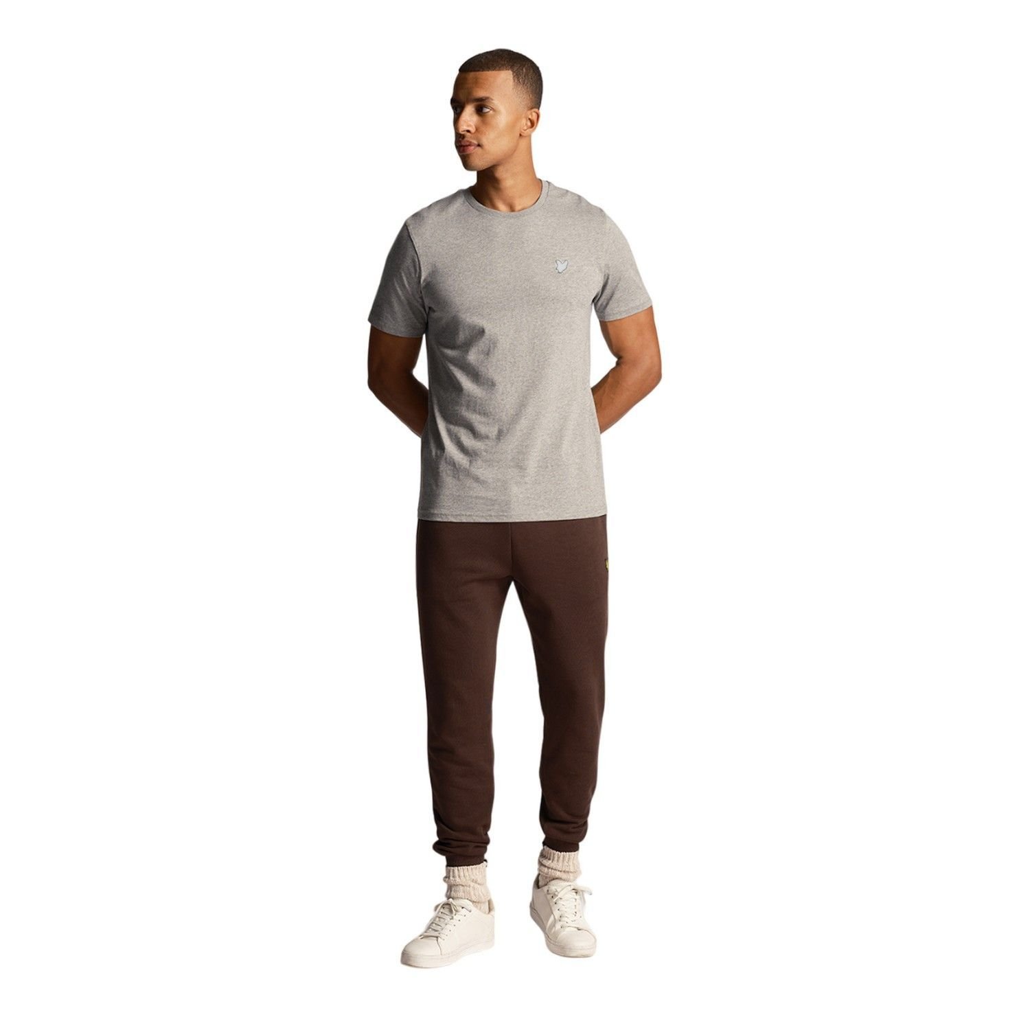 Lyle & Scott Lyle & Scott Men's Plain T-Shirt in Mid Grey - 3