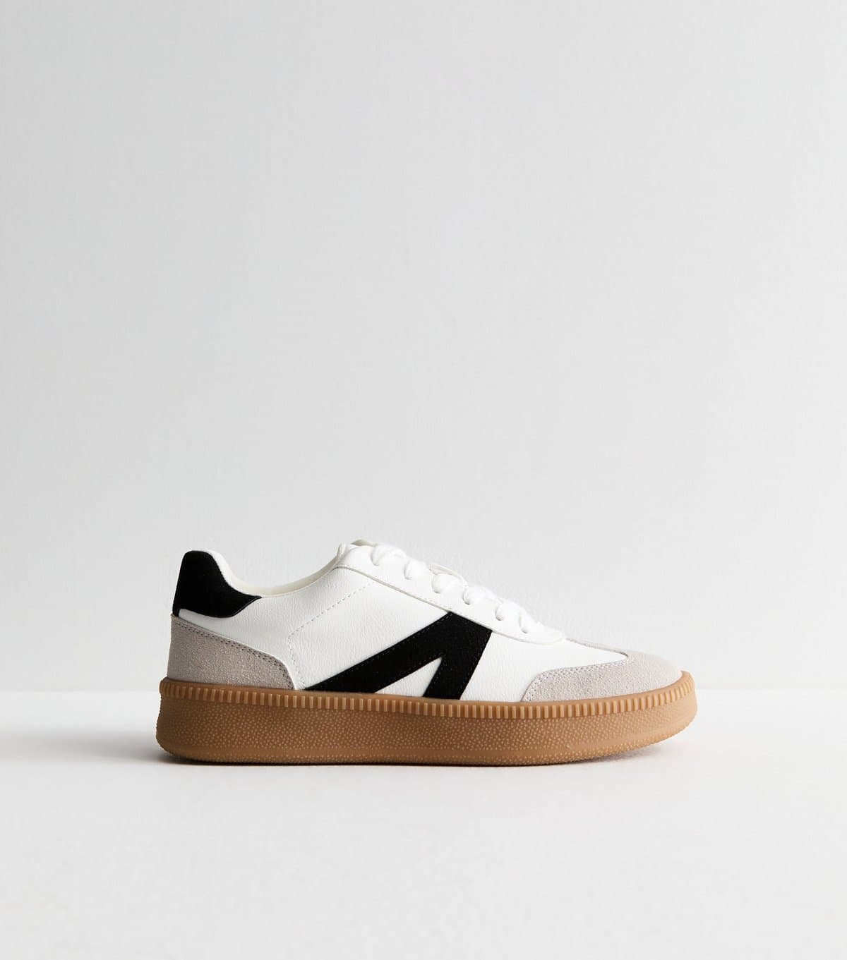 New Look New Look White Faux Leather Trainers