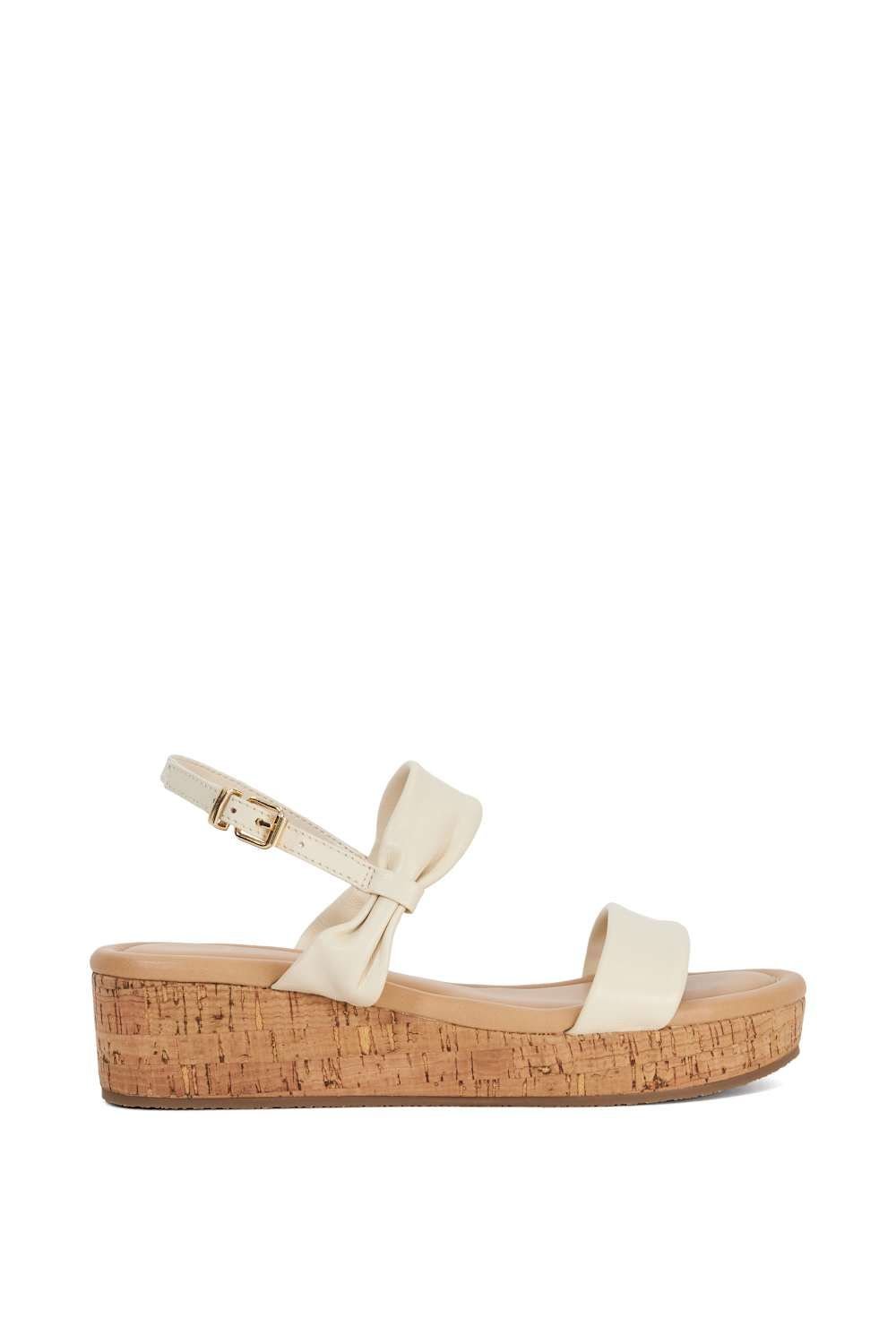 Dune London Dune London Women's 'Laliz' Leather Sandals in Natural - 1