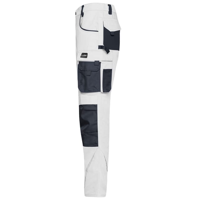 James and Nicholson James and Nicholson Men's Work Trousers in Off-White - 3