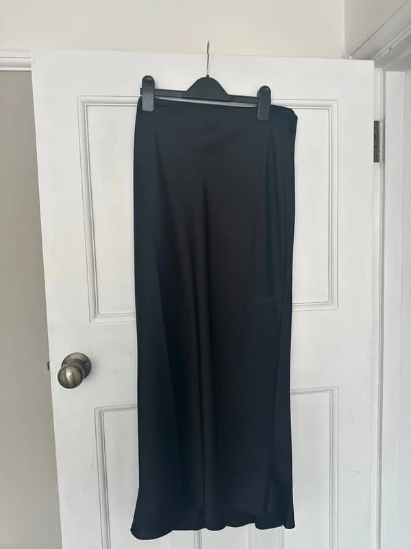 ASOS Design ASOS design black satin skirt