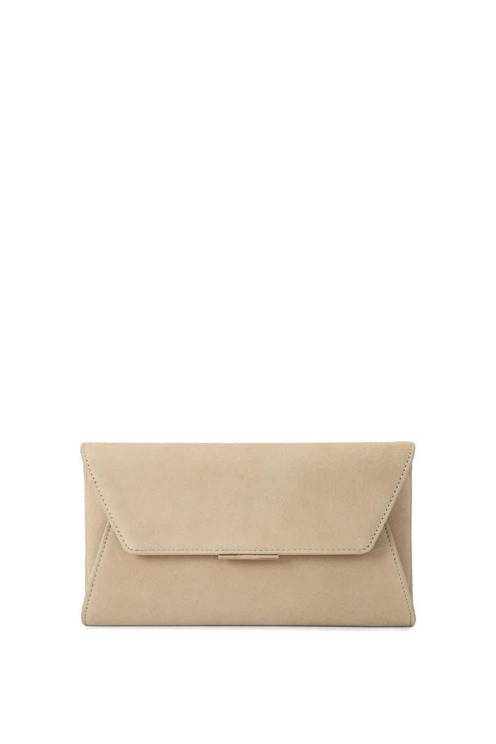 Carvela Carvela Taupe Suede Clutch Bag