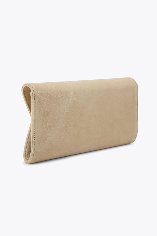 Carvela Carvela Women's 'Spirited Clutch' Suede Bag in Taupe - 3