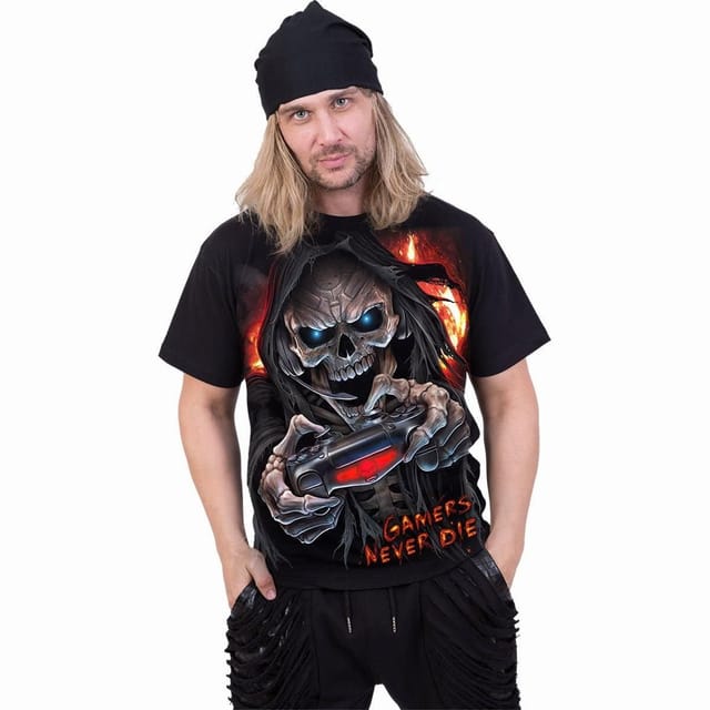 Spiral Spiral Men's RESPAWN - T-Shirt Black - 3
