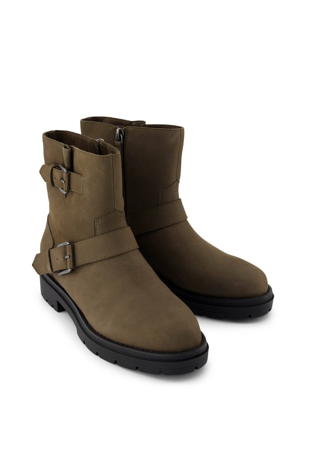 TOMS TOMS Women's Ionie Moto Ankle Boot in Green - 4