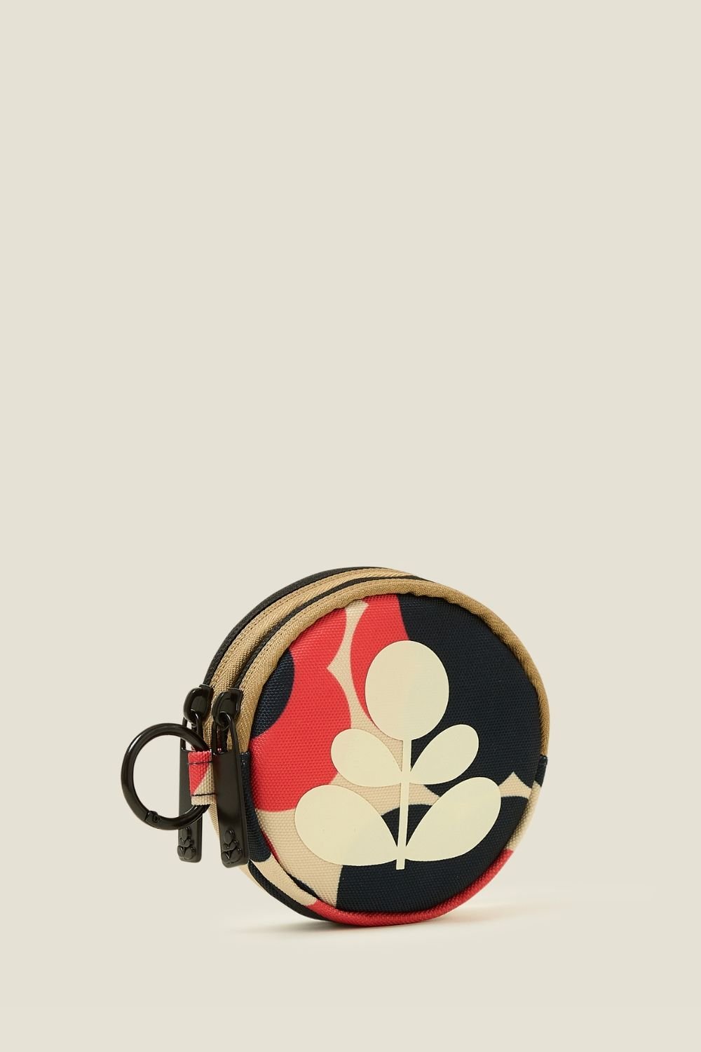 Orla Kiely Orla Kiely Women's Pi Coin Purse - Floating Flower Navy Red - 2