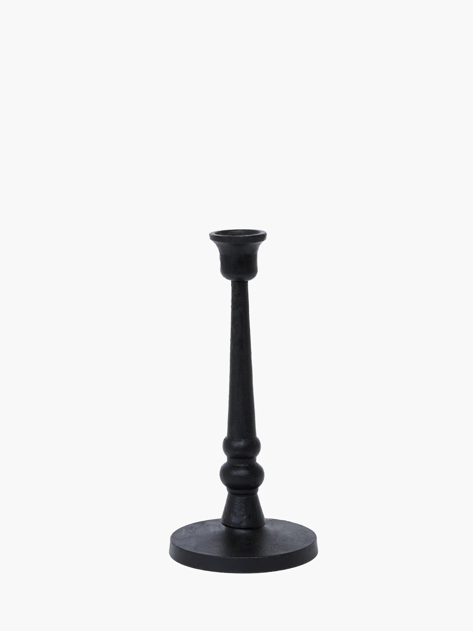 French Connection Kala Candle Holder Black - 1