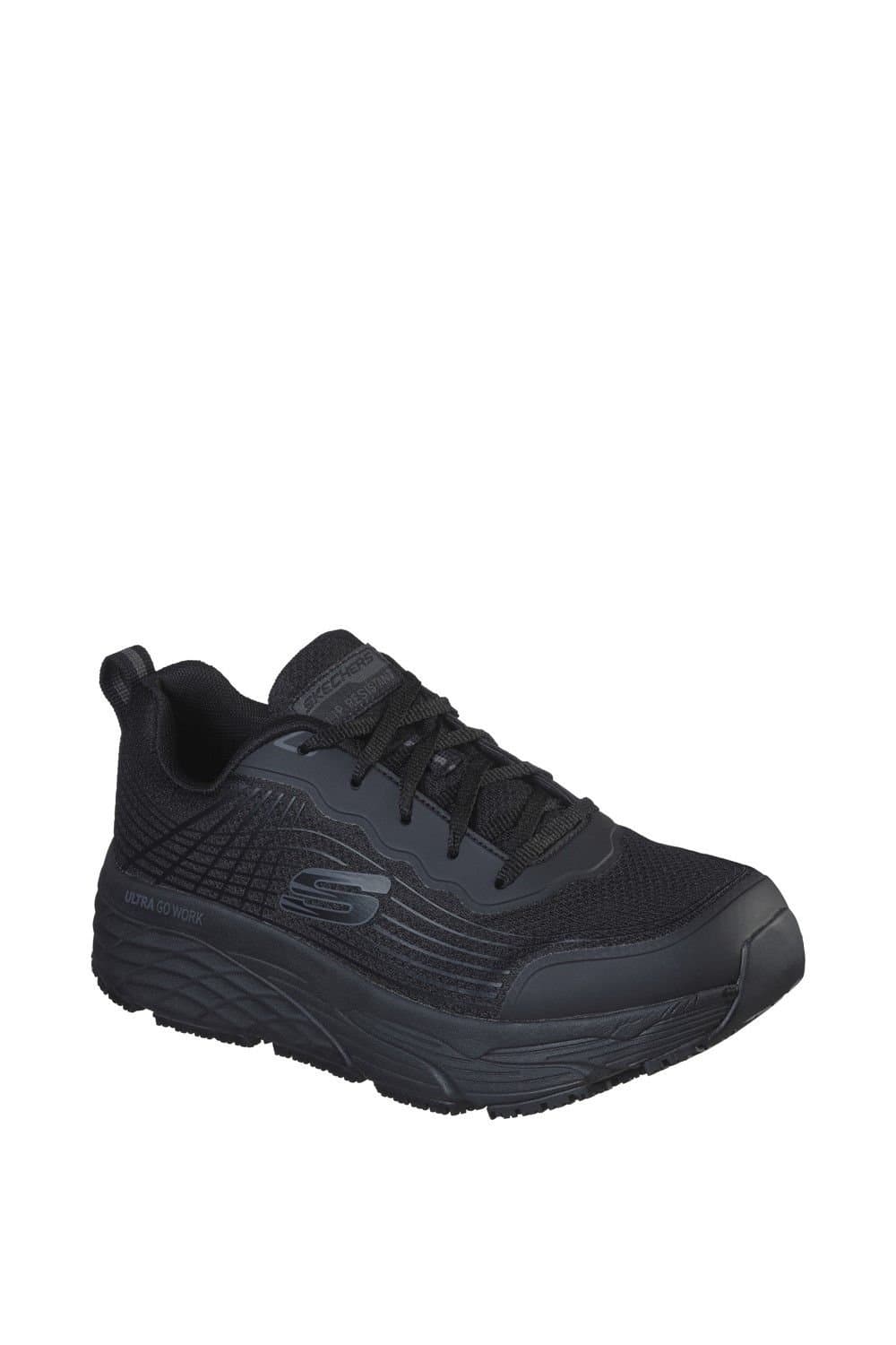 Skechers Skechers Men's Black Synthetic Work Trainer