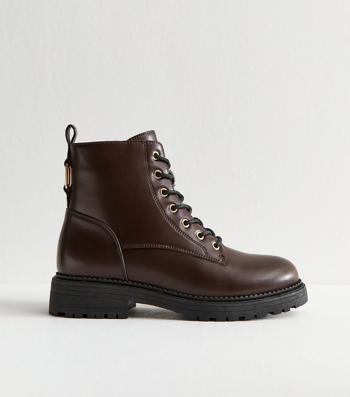 New Look Women's Brown Lace Up Ankle Boots New Look - 1