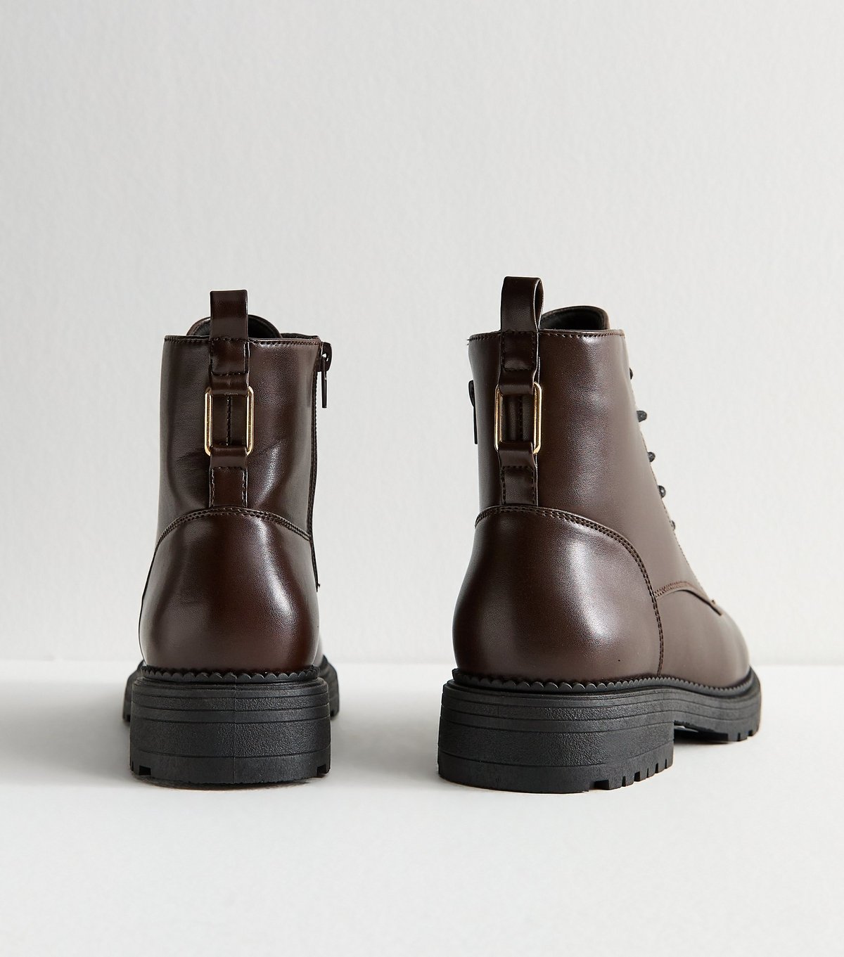 New Look Women's Brown Lace Up Ankle Boots New Look - 4