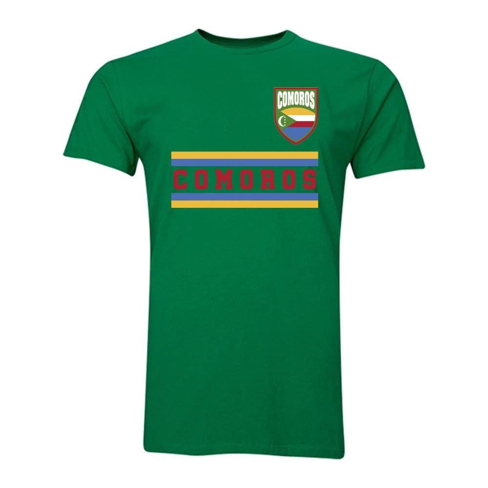 Como Como Men's Personalised Core Football Country T-Shirt Green