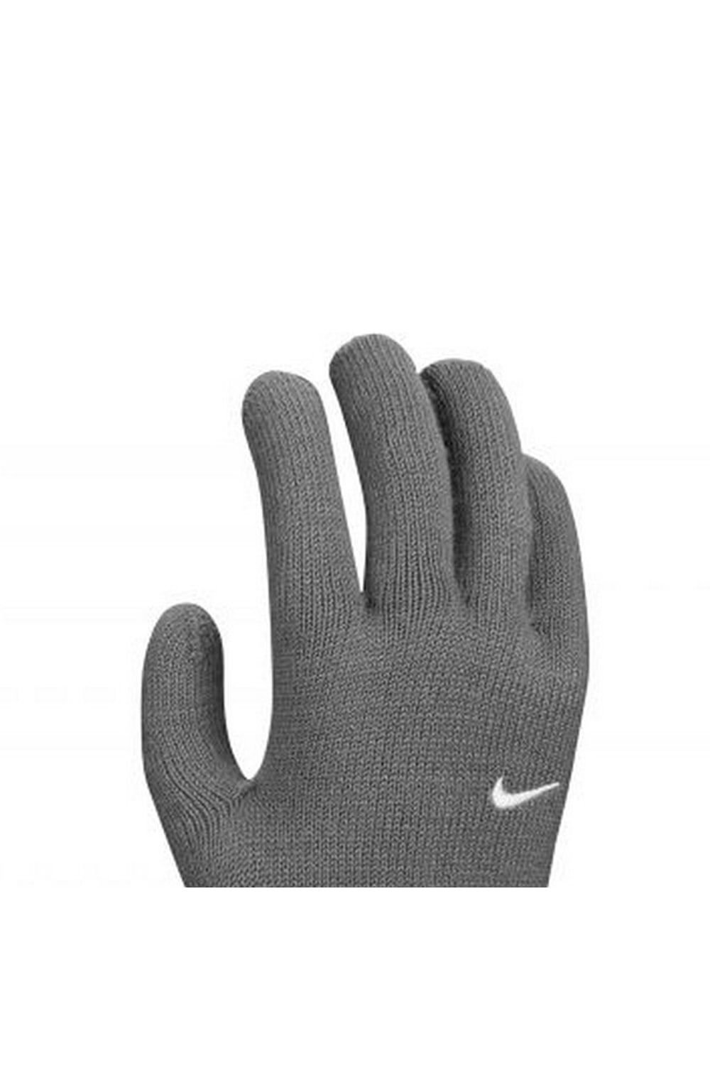 Nike Nike Men's Knitted Swoosh Gloves in Grey - 3