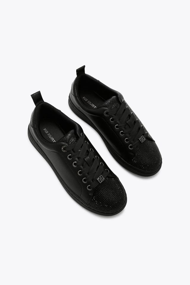 KG Kurt Geiger KG Kurt Geiger Women's 'Liza Lace Up Gem' Trainers in Black - 2