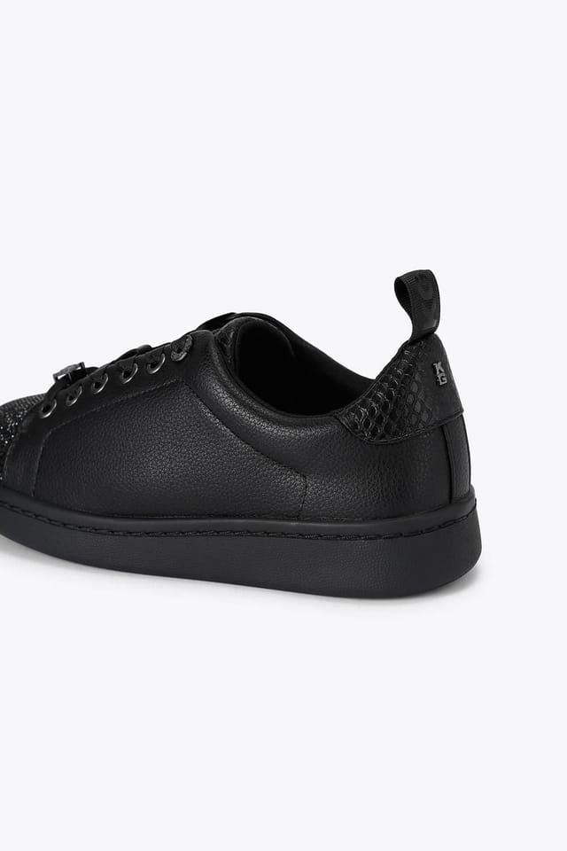 KG Kurt Geiger KG Kurt Geiger Women's 'Liza Lace Up Gem' Trainers in Black - 3