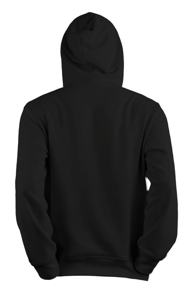 Bad Zebedee Bad Zebedee Men's Warning May Start Talking About Fishing Hoodie in Black - 3