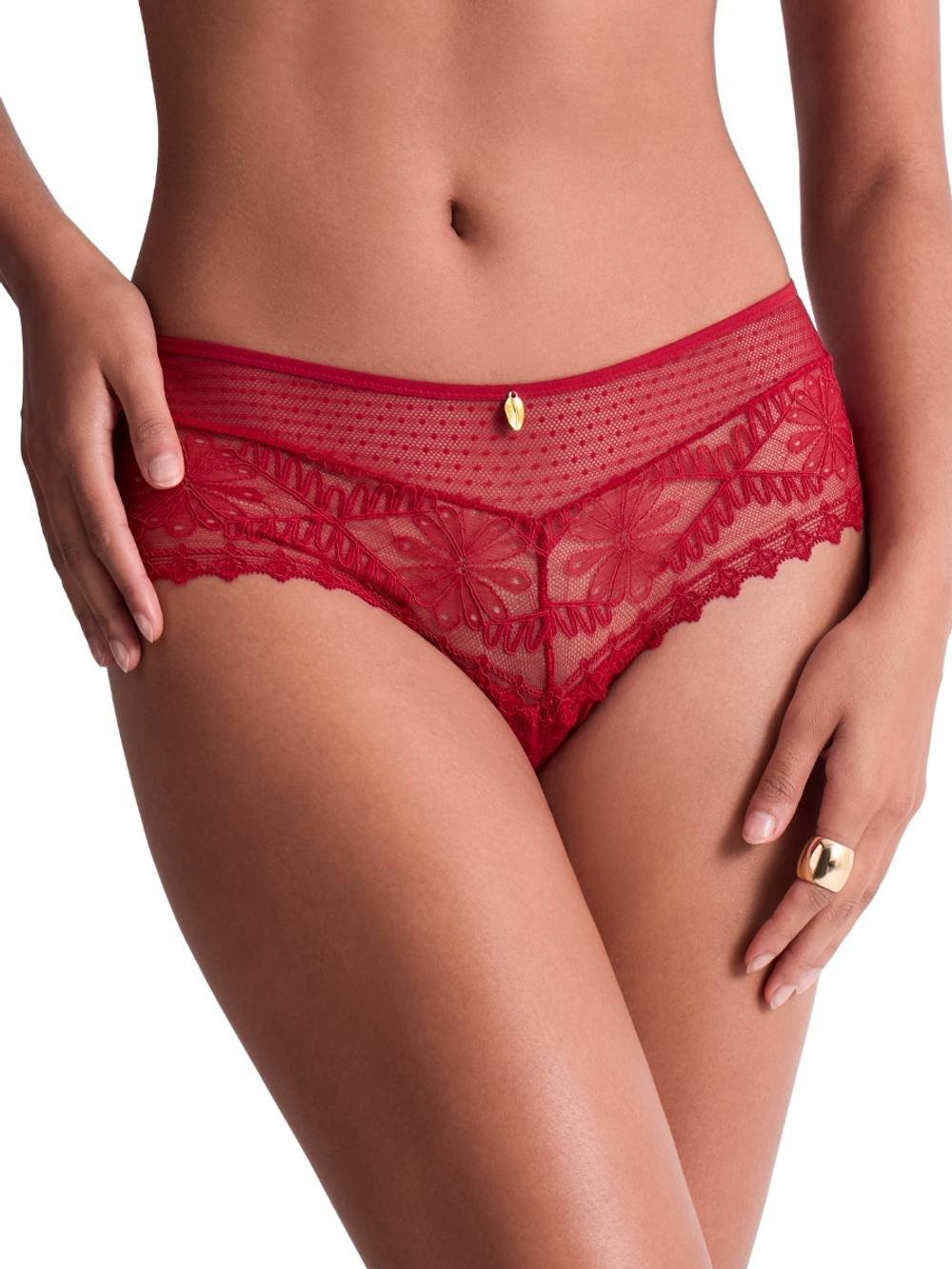 Aubade Aubade Women's Mystery Of Love Cheeky Short in Red - 2