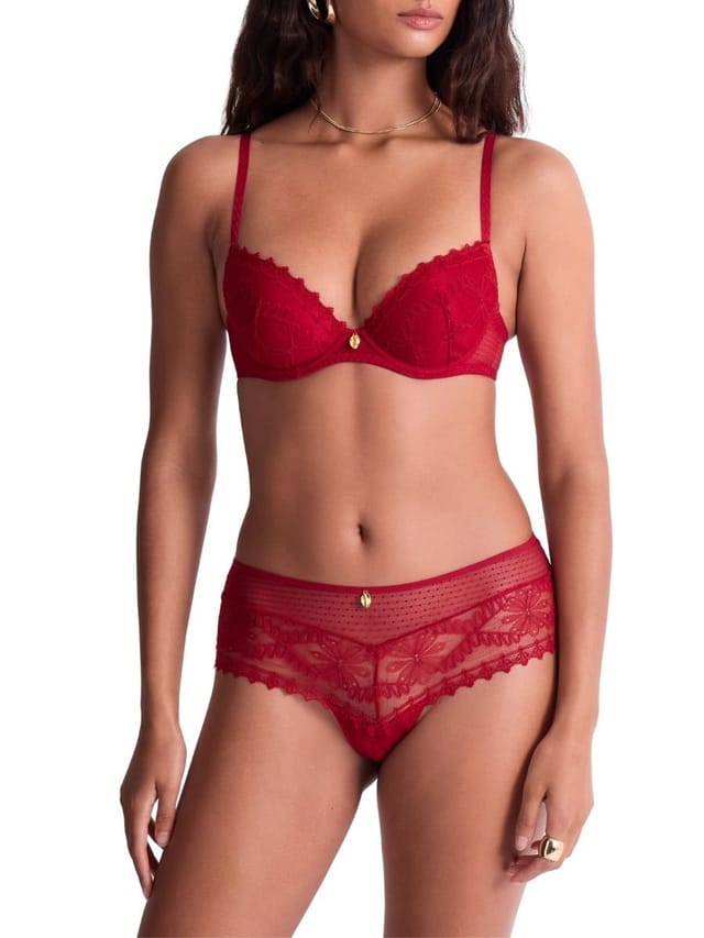 Aubade Aubade Women's Mystery Of Love Cheeky Short in Red - 3