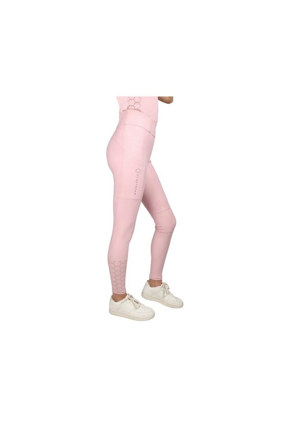 Coldstream Coldstream Women's Cranshaws Horse Riding Tights in Baby Pink - 3