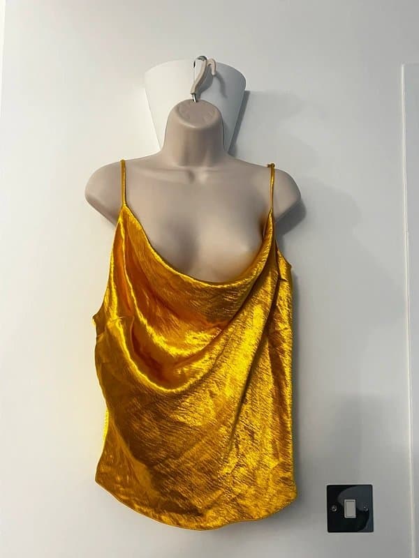 ASOS Satin Cowel Top