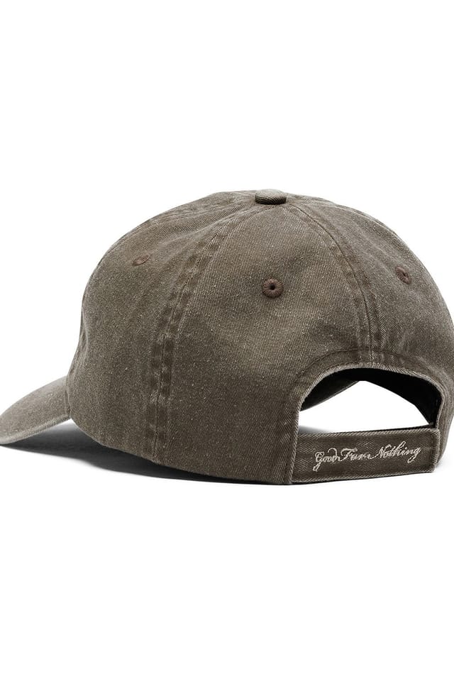 Good For Nothing Good For Nothing Men's Monogram Washed Cotton Cap in Fawn - 2
