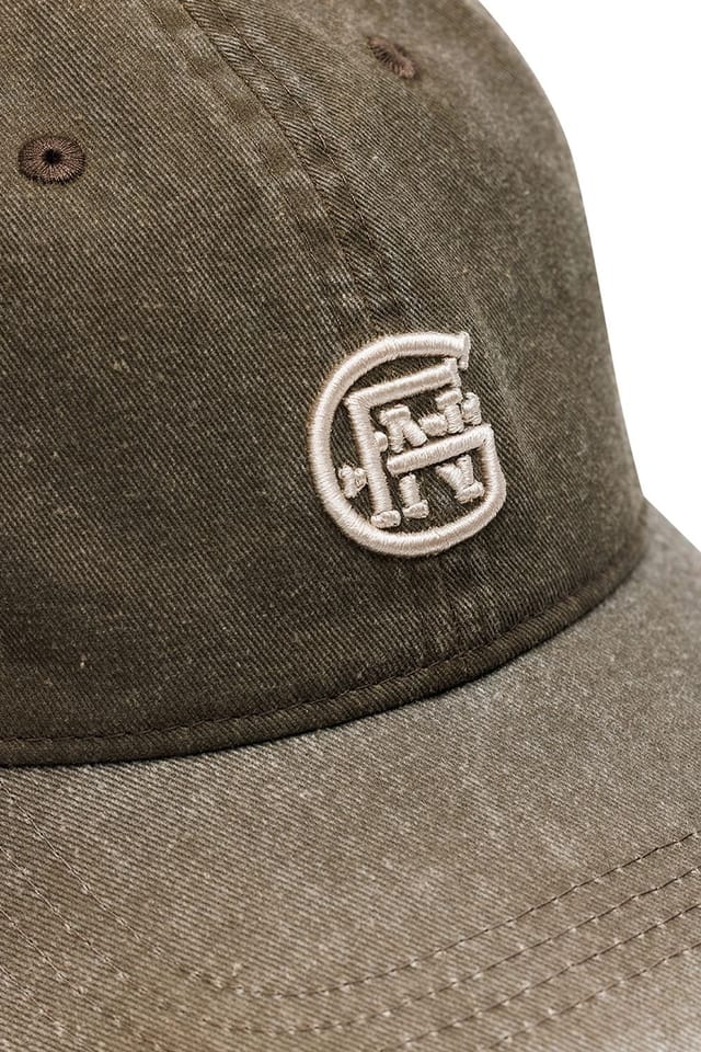 Good For Nothing Good For Nothing Men's Monogram Washed Cotton Cap in Fawn - 3